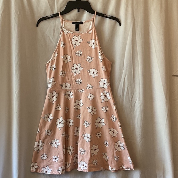 Forever 21 Pink and White Floral Top - Picture 1 of 3